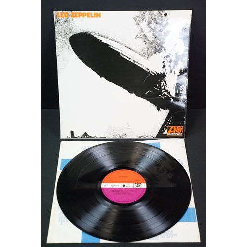 410 - Vinyl - 4 Original UK pressing albums on the Atlantic Plum label to include: Led Zeppelin (Version 6... 