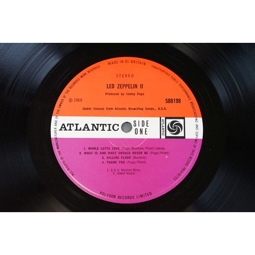 410 - Vinyl - 4 Original UK pressing albums on the Atlantic Plum label to include: Led Zeppelin (Version 6... 