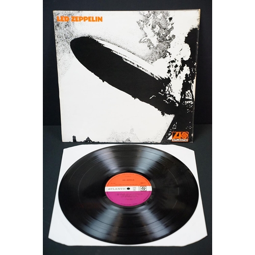 414 - Vinyl - 4 Original UK pressing albums on the Atlantic Plum label to include: Led Zeppelin (Version 7... 