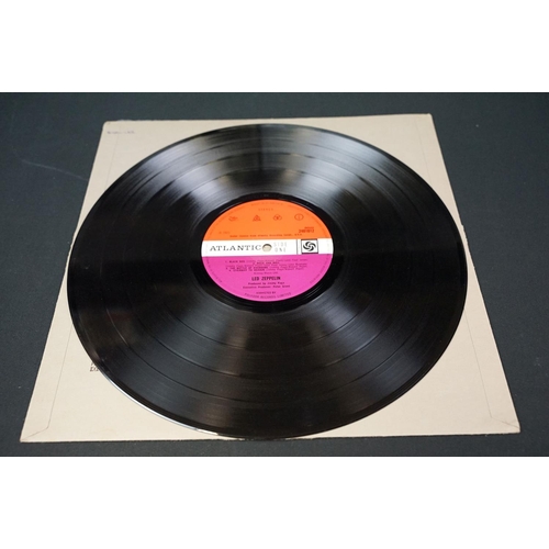 414 - Vinyl - 4 Original UK pressing albums on the Atlantic Plum label to include: Led Zeppelin (Version 7... 