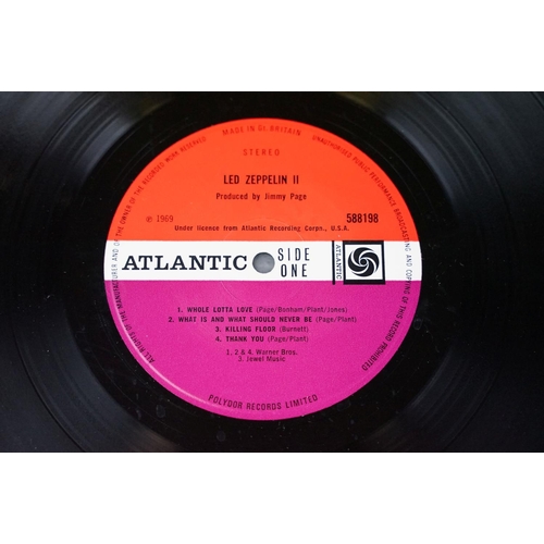 414 - Vinyl - 4 Original UK pressing albums on the Atlantic Plum label to include: Led Zeppelin (Version 7... 