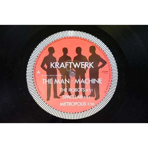 426 - Vinyl - 3 Kraftwerk LPs and 7 12