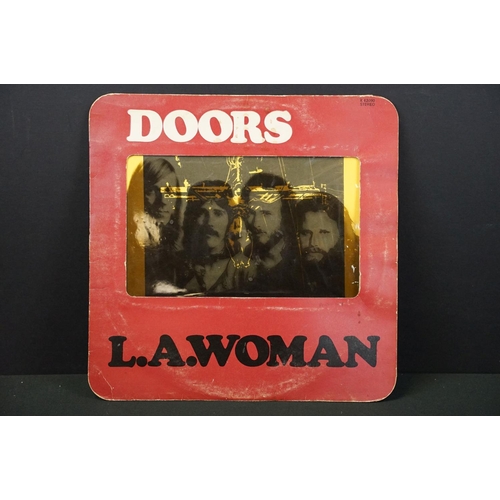 429 - Vinyl - 7 The Doors LPs to include LA Woman (with yellow insert), Waiting For The Sun, Other Voices ... 