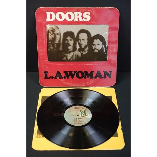 429 - Vinyl - 7 The Doors LPs to include LA Woman (with yellow insert), Waiting For The Sun, Other Voices ... 