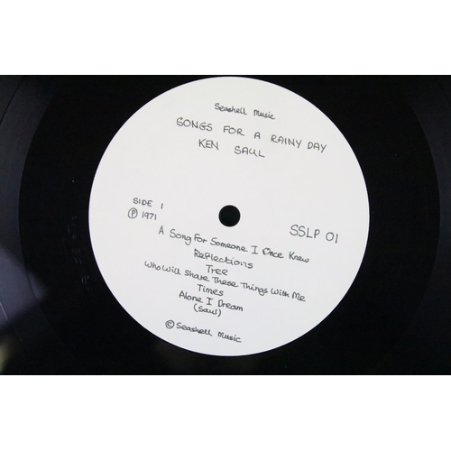 152 - Vinyl - Ken Saul – Songs For A Rainy Day LP. UK 2019 numbered limited edition of 350 copies, this on... 