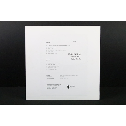 152 - Vinyl - Ken Saul – Songs For A Rainy Day LP. UK 2019 numbered limited edition of 350 copies, this on... 