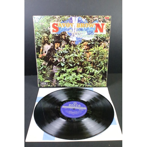 156 - Vinyl - 2 Savoy Brown LPs to include: Blue Matter (original UK 1969 mono, unboxed red Decca labels, ... 