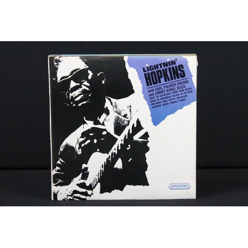 234 - Vinyl - 24 Blues / Jazz albums to include: Lightnin’ Hopkins x 3, John Surman (Island), Stu Martin &... 