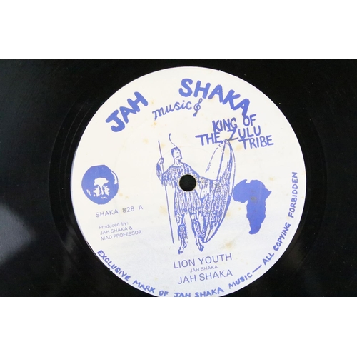 337 - Vinyl - Reggae - Jah Shaka – Lion Youth. Original UK 1982 12”, Jah Shaka Music – SHAKA 828. VG+