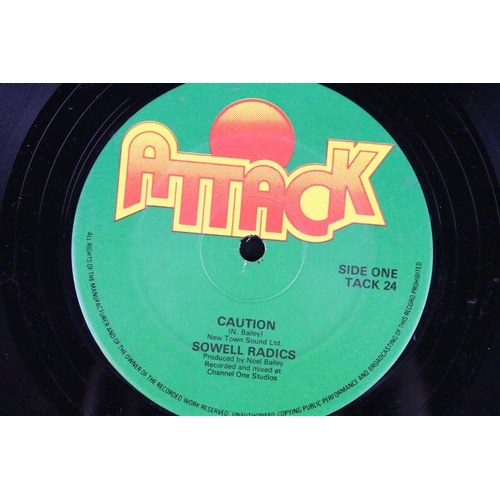 338 - Vinyl - Reggae - Sowell Radics – Caution. Original UK 1980 12”, Attack – TACK 24. VG+