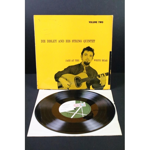 354A - Vinyl - Jazz - Diz Disley And His String Quartet – Jazz At The White Bear Volume 2. 10” LP on 77 Rec... 