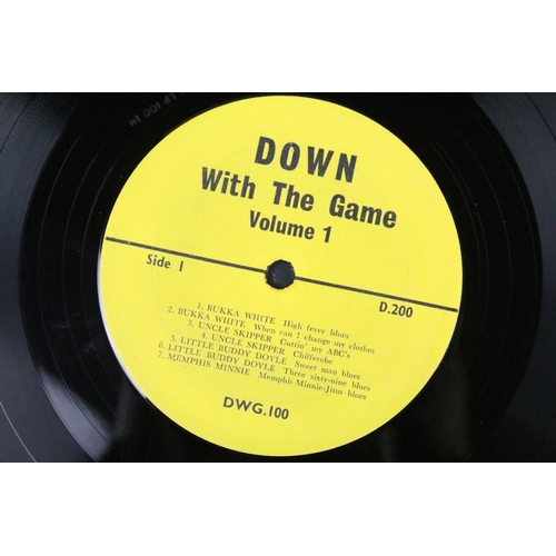 370 - Vinyl - Blues - 2 original UK limited pressing Blues albums on Down With The Game Records to include... 