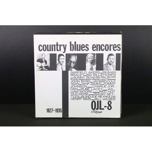 389 - Vinyl - 9 original US Blues albums on Origin Jazz Library Records to include: Crying Sam Collins – C... 