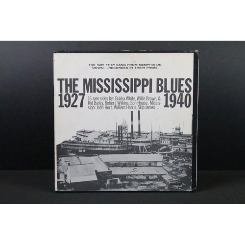 389 - Vinyl - 9 original US Blues albums on Origin Jazz Library Records to include: Crying Sam Collins – C... 