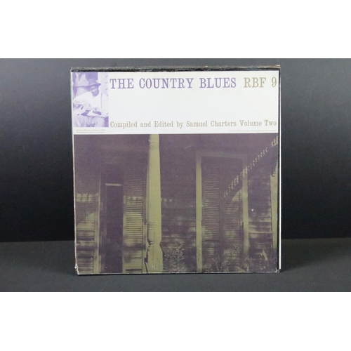 390 - Vinyl - 7 original US Blues albums and one box set on RBF Records to include: Sleepy John Estes – 19... 