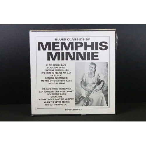 391 - Vinyl - 8 original US Blues albums to include: Memphis Minnie – Blues Classics By Memphis Minnie (Bl... 