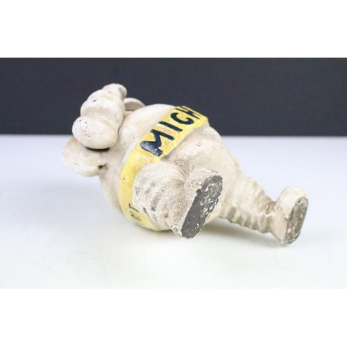 105 - Advertising - A Michelin Man painted cast iron advertising figure, approx 15cm tall