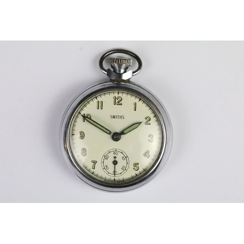 191 - Three vintage pocket watches to include a silver open faced pocket watch with engine turned case (ma... 