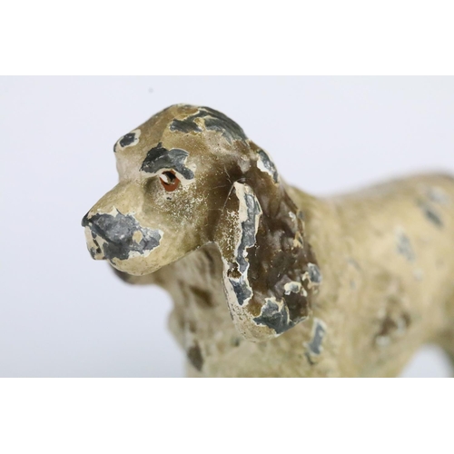 203 - Cold Painted Model of a Cocker Spaniel Dog, 7cm long