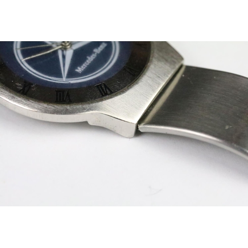 226 - Gents Mercedes Benz watch with logo on the dial