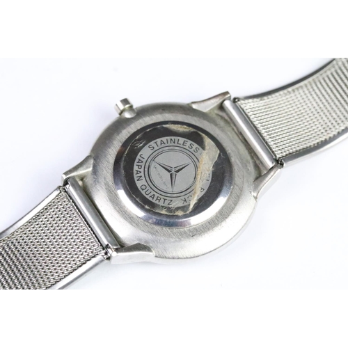 226 - Gents Mercedes Benz watch with logo on the dial