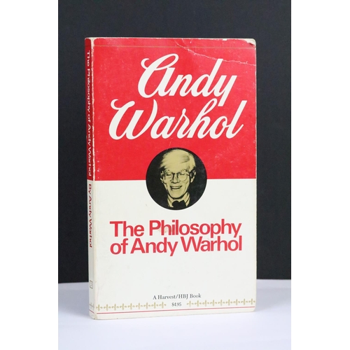 271 - Signed Andy Warhol - The Philosophy of Andy Warhol (From A to B and Back Again), published by Harcou... 