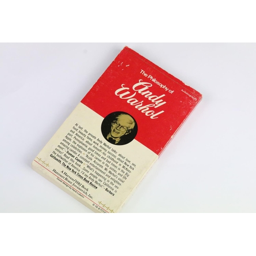 271 - Signed Andy Warhol - The Philosophy of Andy Warhol (From A to B and Back Again), published by Harcou... 