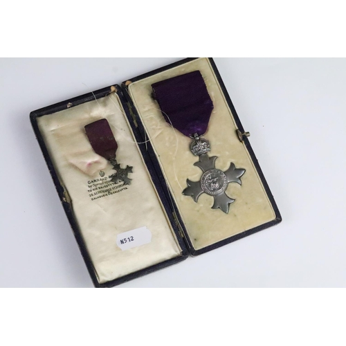 272 - A selection of R.A.O.B. medals / jewels to include silver example together with a full size M.B.E. m... 