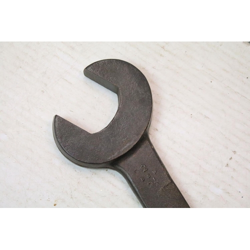 170 - Very large 'BSW 2' railway spanner, approx 81cm long