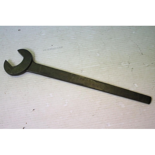 170 - Very large 'BSW 2' railway spanner, approx 81cm long