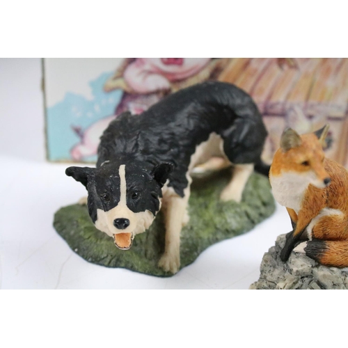 92 - Collection of animal figurines to include Best of Breed, Piggin', Nature Craft, John Perry polar bea... 