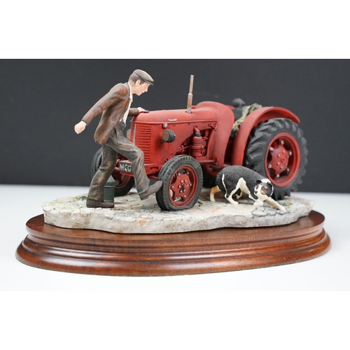 11 - Four boxed Border Fine Arts Classic sculptures to include Hedgerow Adventure (B0949), Kick Start (B0... 