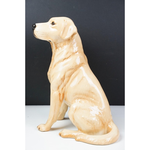 12 - Beswick fireside model of golden Labrador, numbered 2314, approx 33.5cm tall