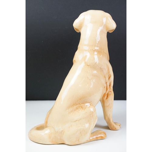 12 - Beswick fireside model of golden Labrador, numbered 2314, approx 33.5cm tall