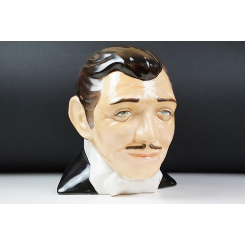 3 - Ceramic bust of Clark Gable, designed by Morris Rushton for the 'Hollywood Greats' collection for Fl... 