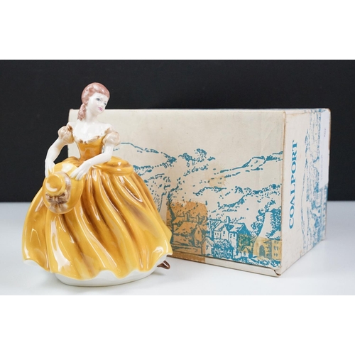 42 - Collection of porcelain lady figurines to include Royal Doulton, Coalport, Royal Grafton & Royal Wor... 