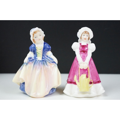 42 - Collection of porcelain lady figurines to include Royal Doulton, Coalport, Royal Grafton & Royal Wor... 