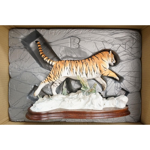 59 - Border Fine Arts limited edition figurine 'Siberian Tiger' (90/395), Summer Fruits (exclusively avai... 