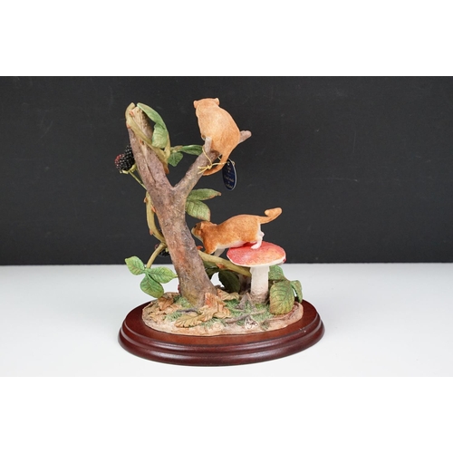 59 - Border Fine Arts limited edition figurine 'Siberian Tiger' (90/395), Summer Fruits (exclusively avai... 