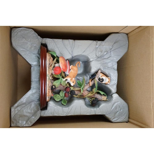 59 - Border Fine Arts limited edition figurine 'Siberian Tiger' (90/395), Summer Fruits (exclusively avai... 