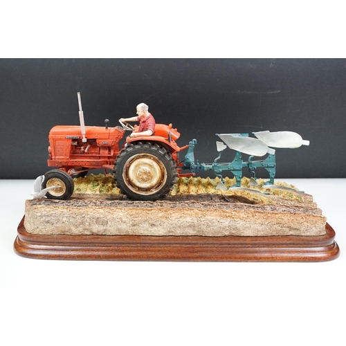 69 - Border Fine Arts 'Reversible Ploughing' limited edition figurine number 1042 of 1500 pieces. Complet... 