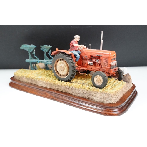 69 - Border Fine Arts 'Reversible Ploughing' limited edition figurine number 1042 of 1500 pieces. Complet... 