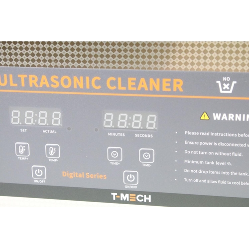 168 - T-Mech Ultrasonic cleaner in original box. Used and untested.