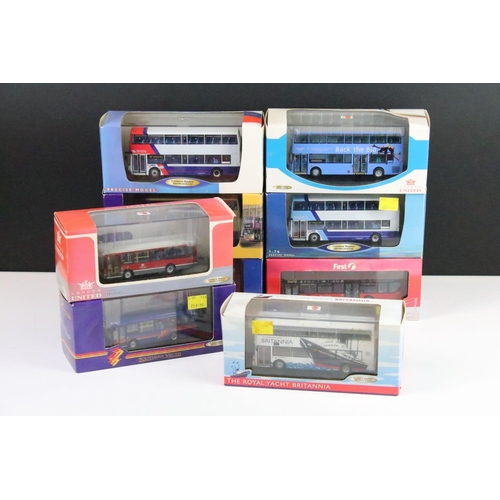 1010 - Nine boxed / cased Creative Master Northcord Ltd Creative Masters diecast model buses to include UKB... 