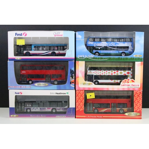 1011 - Nine boxed / cased Creative Master Northcord Ltd Creative Masters diecast model buses to include UKB... 