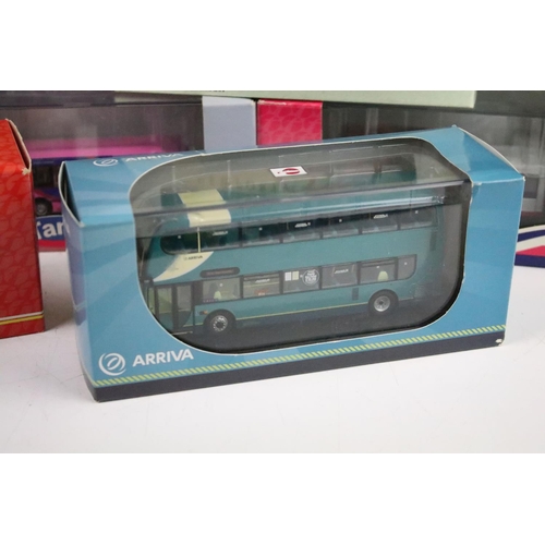 1012 - Nine boxed / cased Creative Master Northcord Ltd Creative Masters diecast model buses to include UKB... 