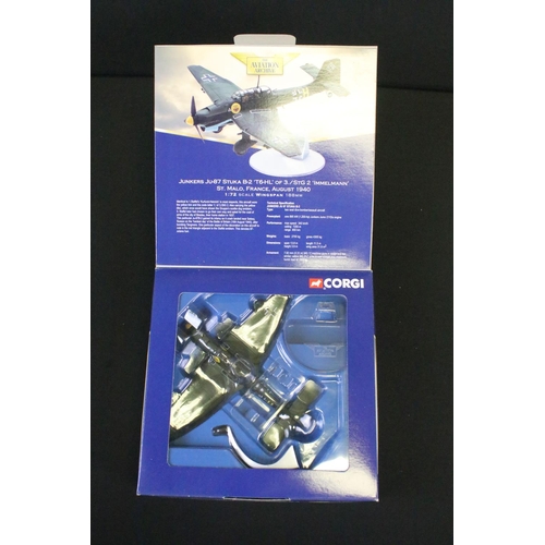 1067 - Nine boxed Corgi Aviation Archive diecast models to include ltd edn 1/72 AA32501 Vought F4U-1A Corsa... 