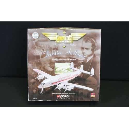 1075 - 10 boxed Corgi Aviation Archive diecast models to include 47101, 48502, AA33401, 47503, 47607, 48202... 