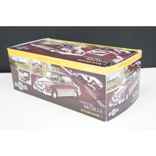 1083 - Two boxed Model Icons 1/18 scale diecast models to include 701001 Special Edition Inspector Morse Ja... 