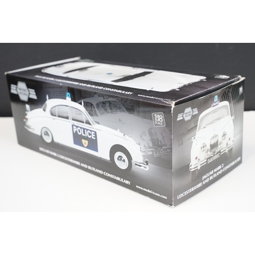 1083 - Two boxed Model Icons 1/18 scale diecast models to include 701001 Special Edition Inspector Morse Ja... 